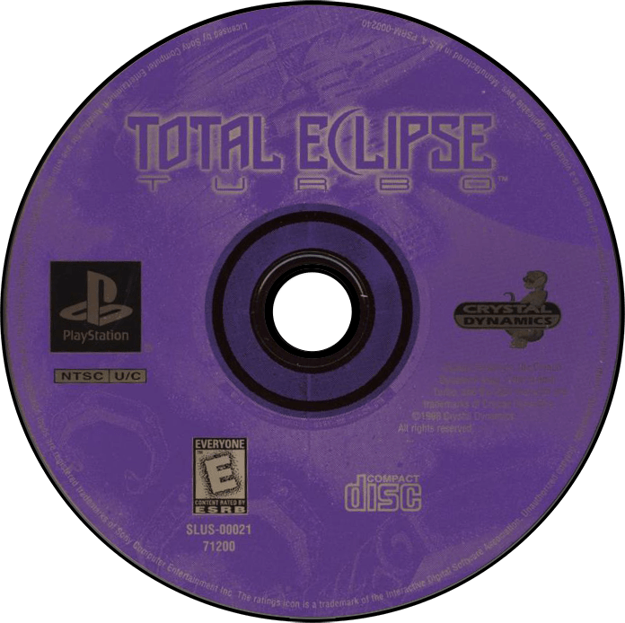 Total Eclipse Turbo media 7 for Playstation